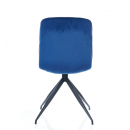 Стул SIGNAL TEXO Velvet Bluvel 86 темно-синий/черный